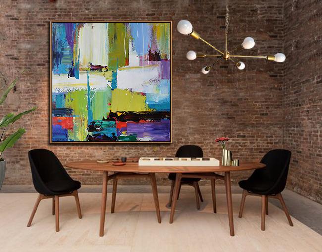 Palette Knife Contemporary Art #L2A - Click Image to Close